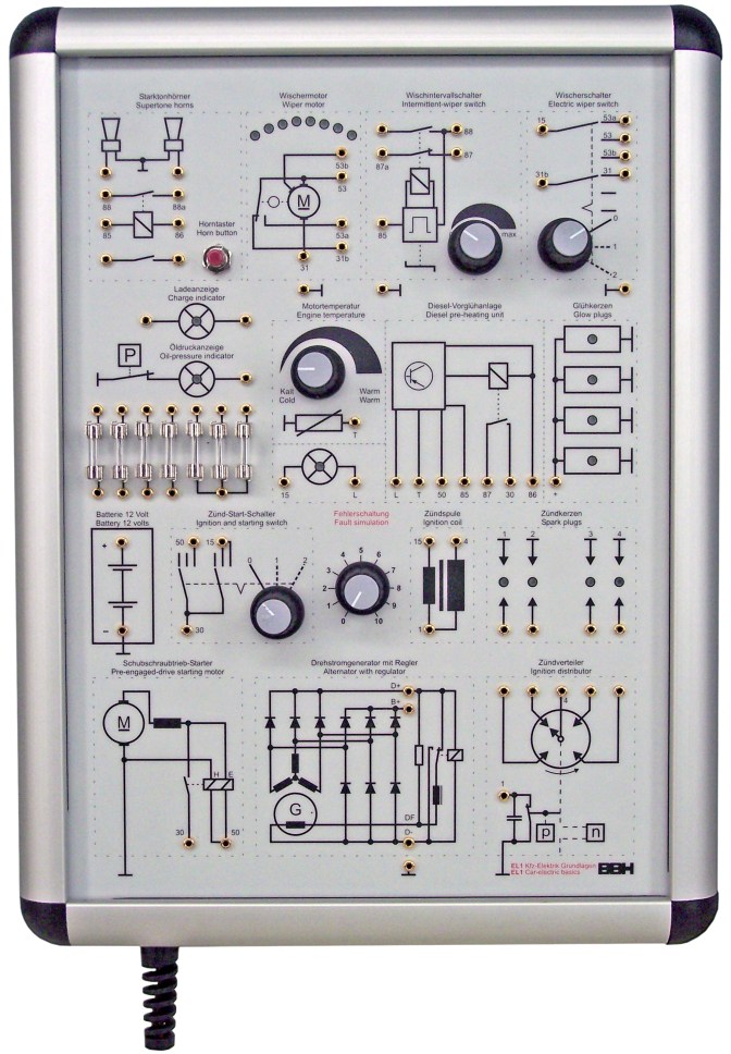 Schülertrainer Elektrik EL1, Artikel 0000 8110