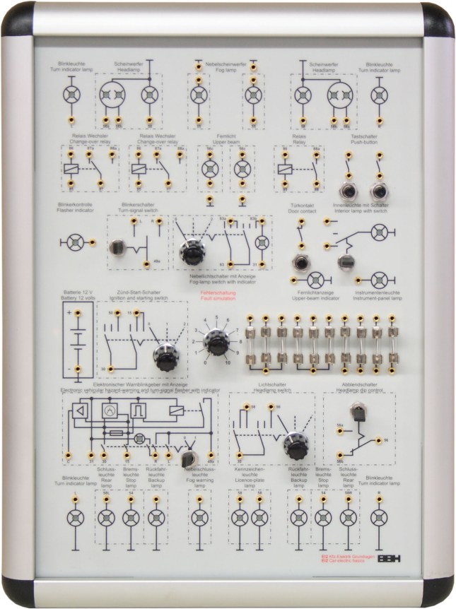 Schülertrainer Elektrik EL2, Artikel 0000 8120